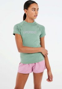 Protest SURF SHORT SLEEVE PRTSENNA JR - Vandens sportiniai marškinėliai - green baygreen   green baygreen