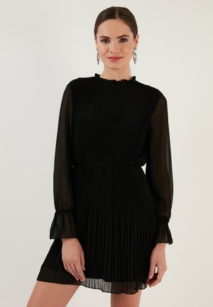 REGULAR FIT - Freizeitkleid - black