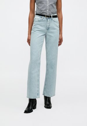 VMTESSA  - Wide leg - light blue denim