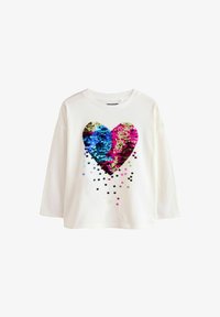 Non sélectionné, white heart print