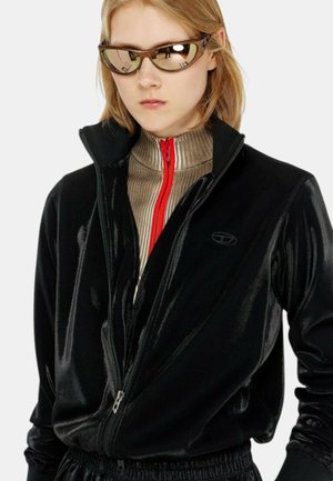 Diesel, FELPA CON ZIP - Felpa con zip - nero