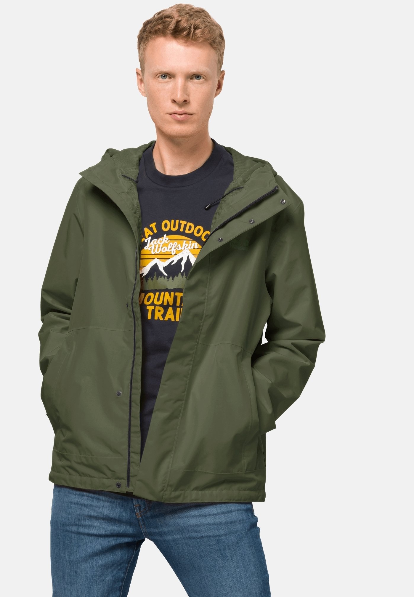Jack wolfskin outdoorjacke grün Clearance