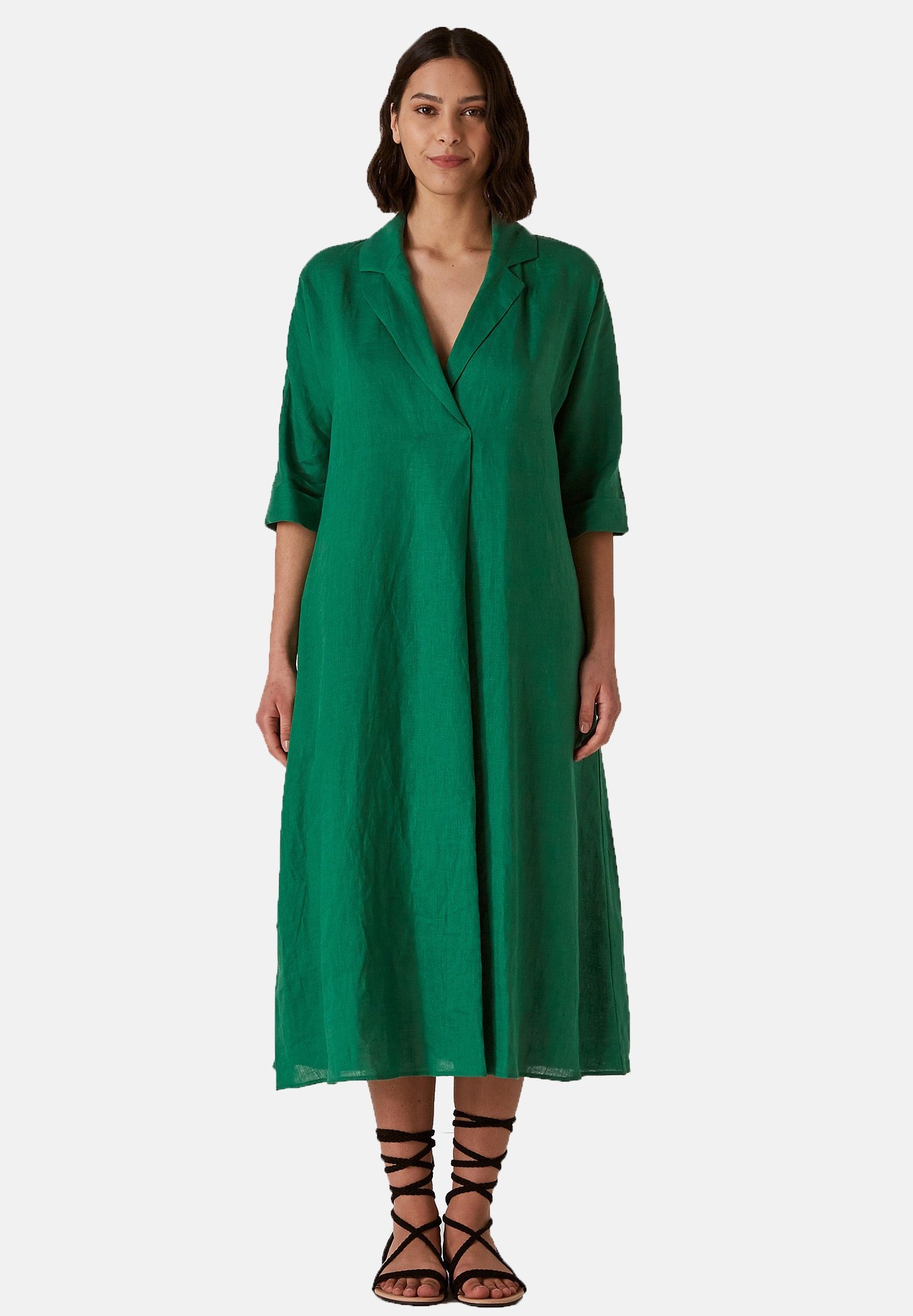 elena mirò vestito verde