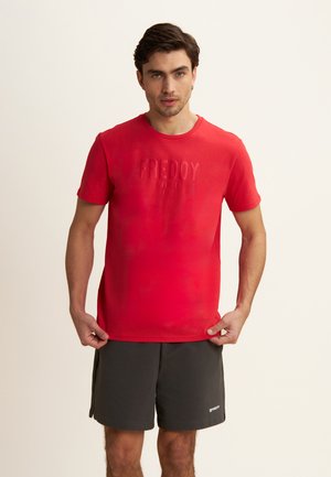 T-shirt con stampa - red