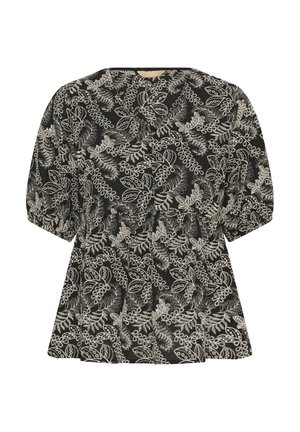 Culture Broderie Anglaise - Bluză - black whitecap