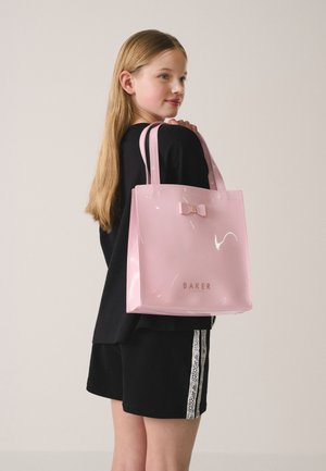 Baker by Ted Baker, BACK TO SCHOOL BOW VINYL ICON - Shopping bag - pink