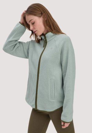 Fleecejas - mattgrün