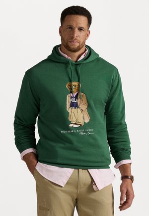 POLO BEAR FLEECE HOODIE - Sweatshirt - washed forest