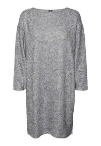 Vero Moda VMBLIS SHORT BOO - Abito in maglia - light grey melange