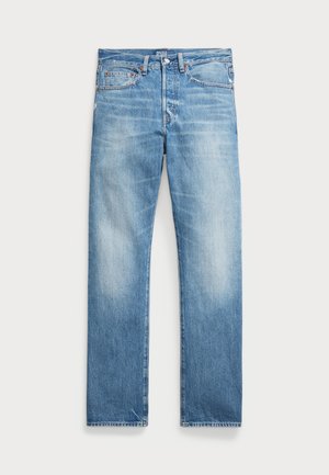 HIGH RISE RELAXED STRAIGHT JEAN - Jean droit - lebec wash