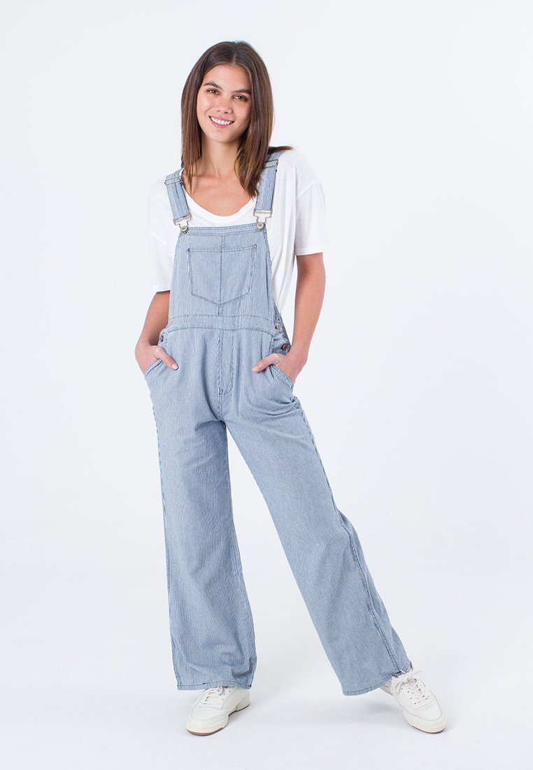 hurley Denim tuinbroek blauw