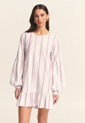 Vestito casual - red stripe