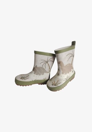 DINOSAURIER PRINT GEPATCHT REFLEKT - Wellies - olive sand
