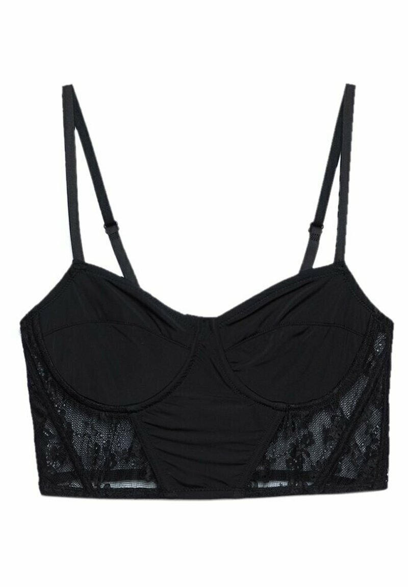 Damen BHs | Stradivarius Korsage black/schwarz - WY02412 Damen BHs | Stradivarius Korsage black/schwarz - WY02412