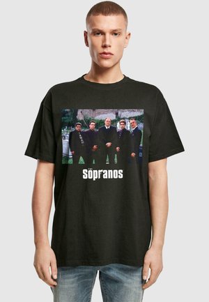 THE SOPRANOS - CAST HEAVY  - T-Shirt print - black