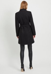VILA Cappotto classico - black