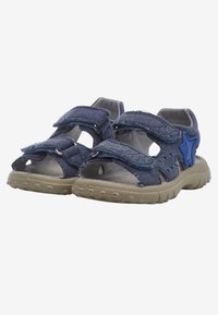 Naturino - Dock - mt 28- velcro Hawaï print lederen sandalen - groen