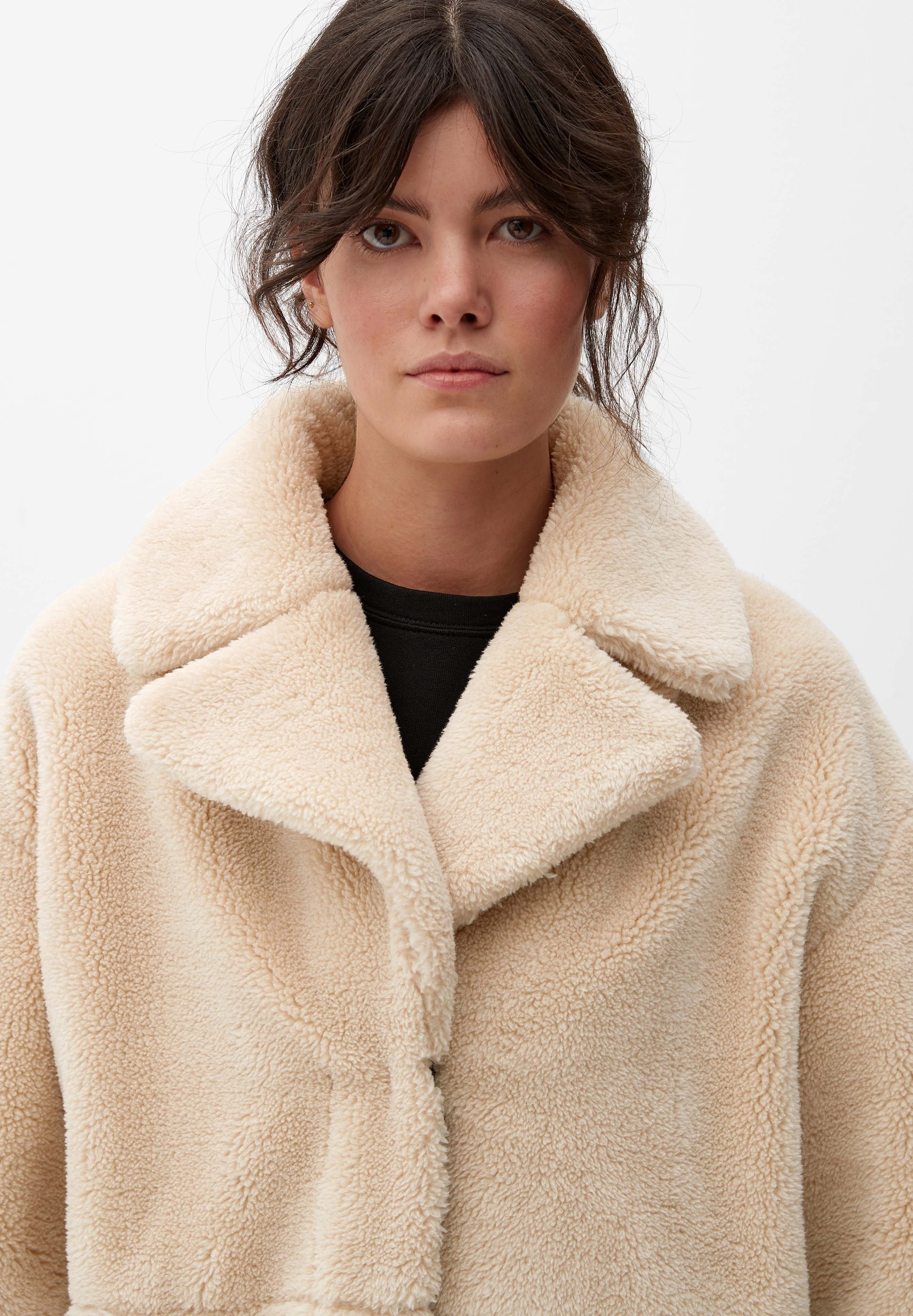 s.Oliver VAN PLUCHE - Classic coat 