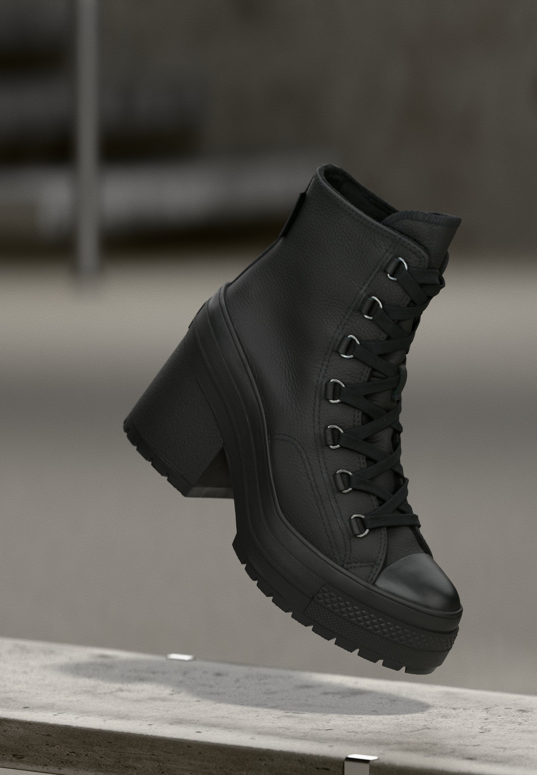 Converse CHUCK 70 DE LUXE Botki sznurowane/czarny