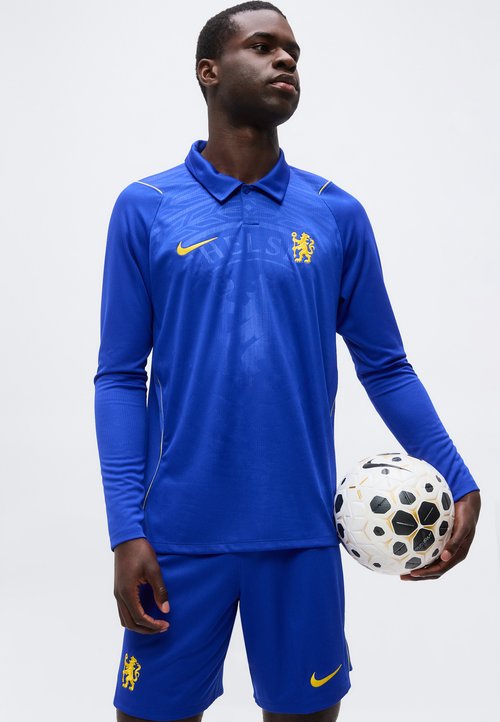 Nike Chelsea FC 26/27 Long Sleeve Home Jersey - Club wear - bright blue/midwest gold-coloured — photo 4