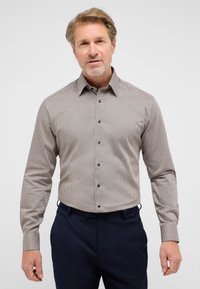 Eterna BAUMWOLLHEMD - MODERN FIT - Hemd - dunkelbraun