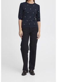 ICHI Pullover - dark blue