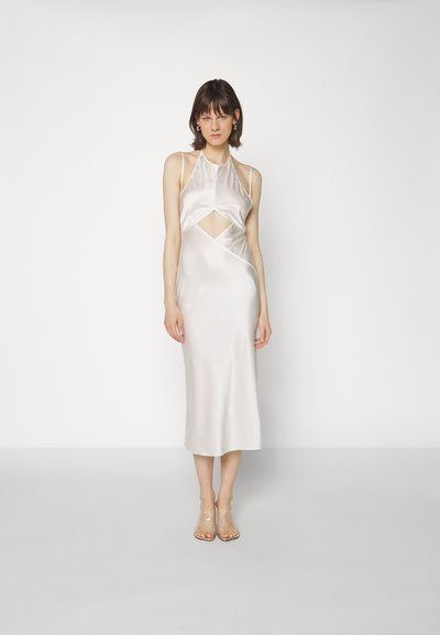 Materiel 2-IN-1 HALTER DRESS - Vestito elegante - white