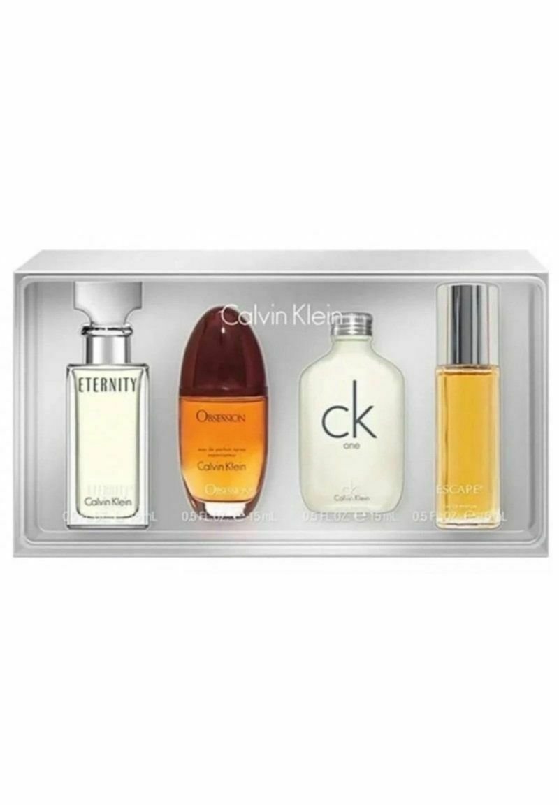 CK Calvin Klein GIFTSET CALVIN KLEIN FOR WOMEN 4PC - Doftset - silver