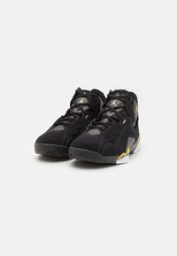 Jordan JORDAN TRUE FLIGHT - Kõrge servaga tossud - black/metallic gold/white