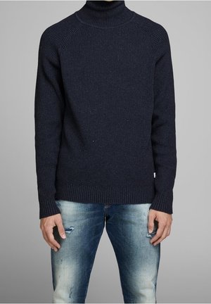 Strickpullover - dark-blue denim