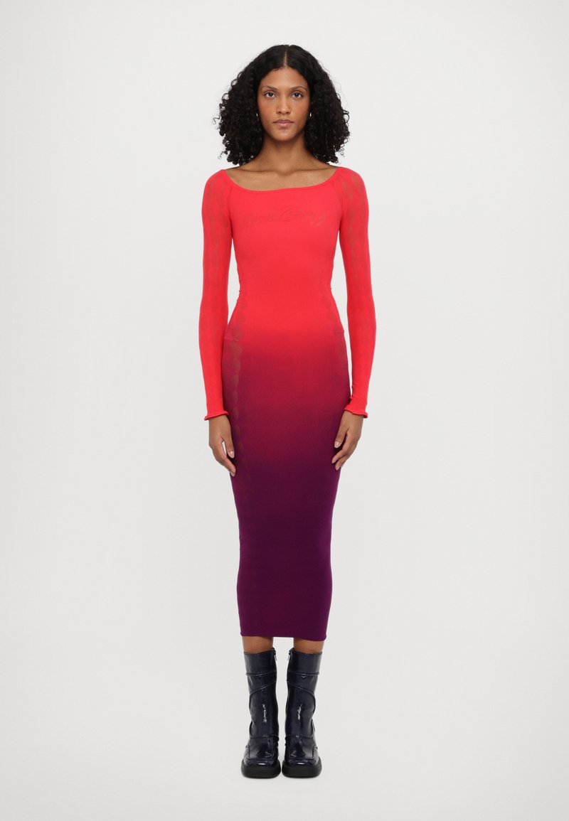 Sinead Gorey DIAMOND SEAMLESS DRESS - Nappali ruha - red/purple