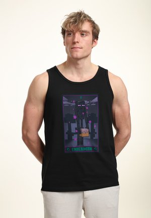 MINECRAFT ENDER TAROT TANK - Top - black