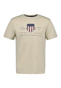 GANT - ARCHIVE SHIELD - T-Shirt print - beige Thumbnail-Bild 1