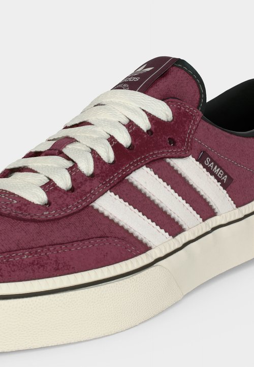 adidas SAMBA ST UNISEX - Trainers - maroon/cloud white/core black — photo 7