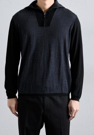 Strickpullover - dark grey