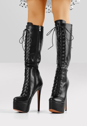 Only Maker Stivali con i tacchi - black