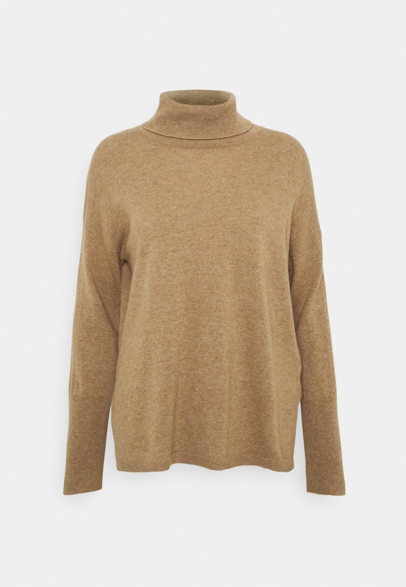 pure cashmere TURTLENECK LOOSE FIT TUNIC - Camisola - beige