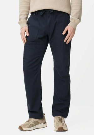 camel active CHINOHOSE MIT TUNNELZUG - Bukser - dark navy