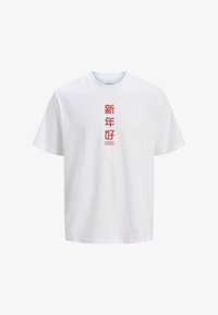 Ikke valgt, bright white print:dragon