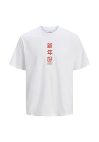 JORSNAKE CREW NECK - Majica kratkih rukava s printom - bright white print:dragon