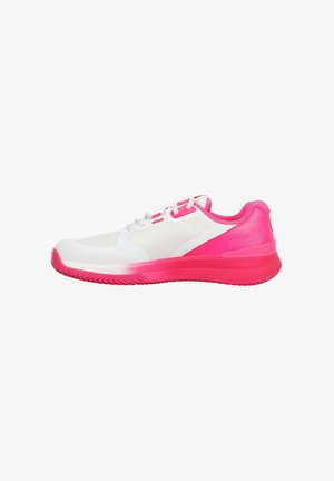 Wilson, INTRIGUE PRO CLAY - Tennisschoenen voor kleibanen - white pink glo white