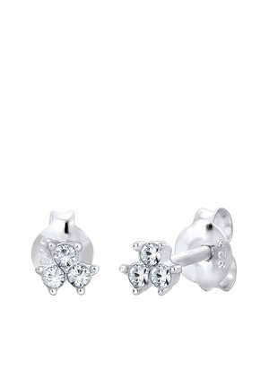 SPARKLING BASIC GEO - MIT KRISTALLEN VON SWAROVSKI® - Øreringe - silberfarben