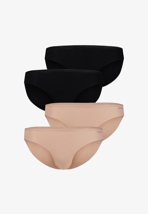 Skiny, MODAL INVISIBLE 4-PACK - Trusser - beige-black