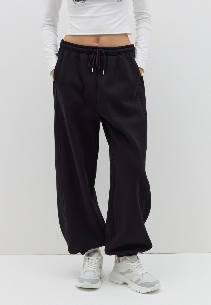 Tracksuit Drawstring B.ANGEL WITH DRAWSTRING - Tracksuit bottoms - black - Zalando