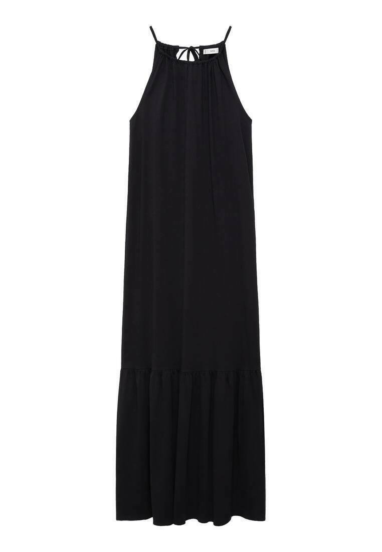 Mango Maxi-jurk zwart Mango Maxi-jurk zwart