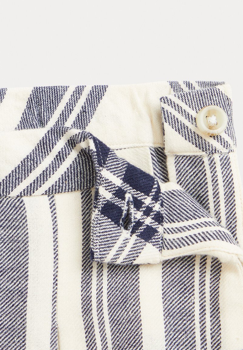 Polo Ralph Lauren PLAID PLEATED COTTON TWILL CULOTTE SHORT