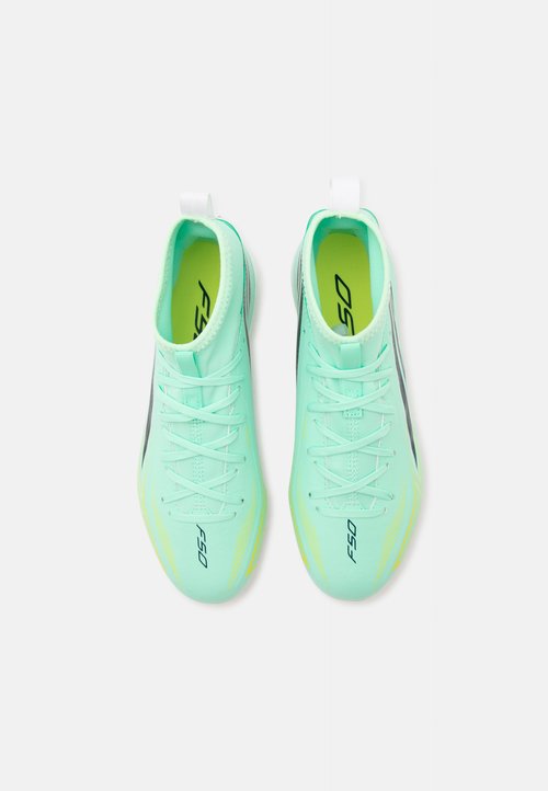 adidas F50 HYPERFAST LEAGUE MID FIRM GROUND KIDS UNISEX - Firm-ground football boots - pulse mint/night navy/solar lemon — foto 4