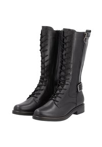 Remonte Bottes à lacets - urbanschwarz