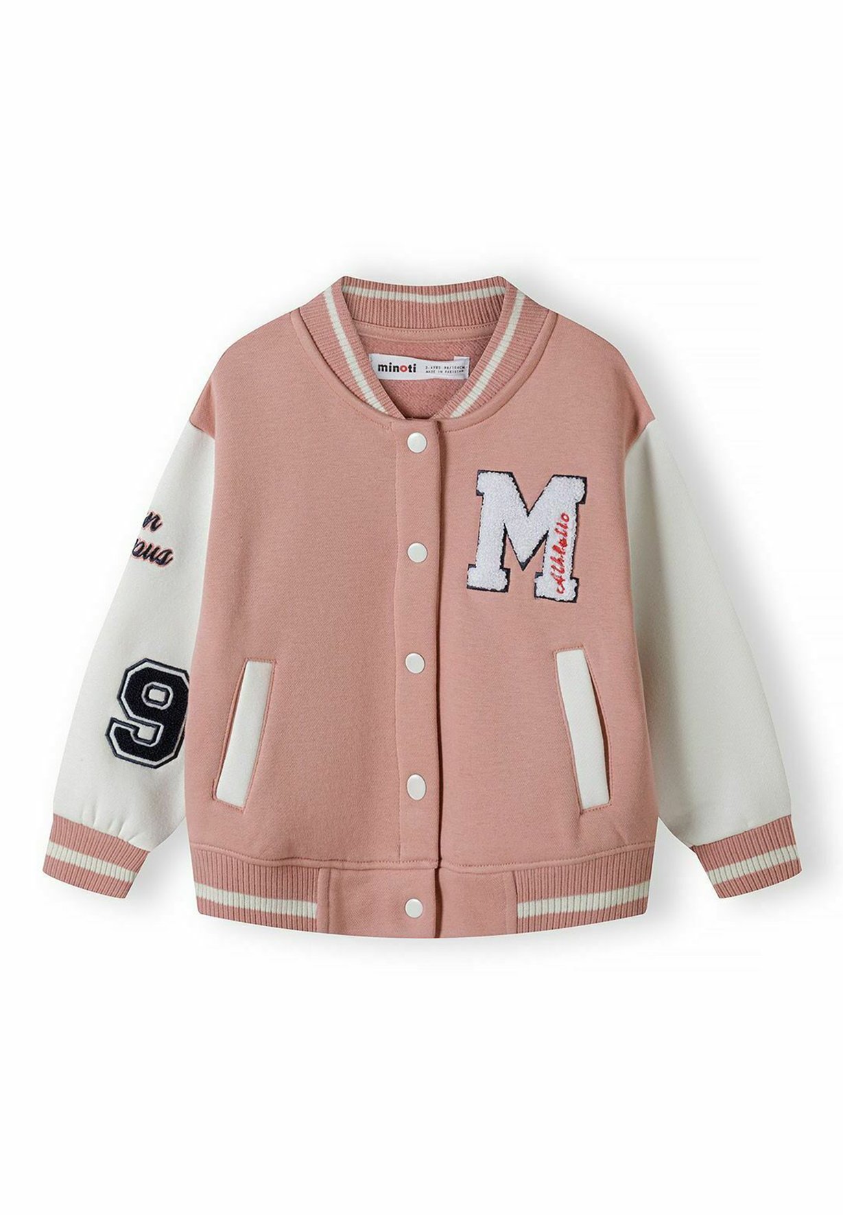 MINOTI BASEBALL VARSITY Fleece jacket pink Zalando