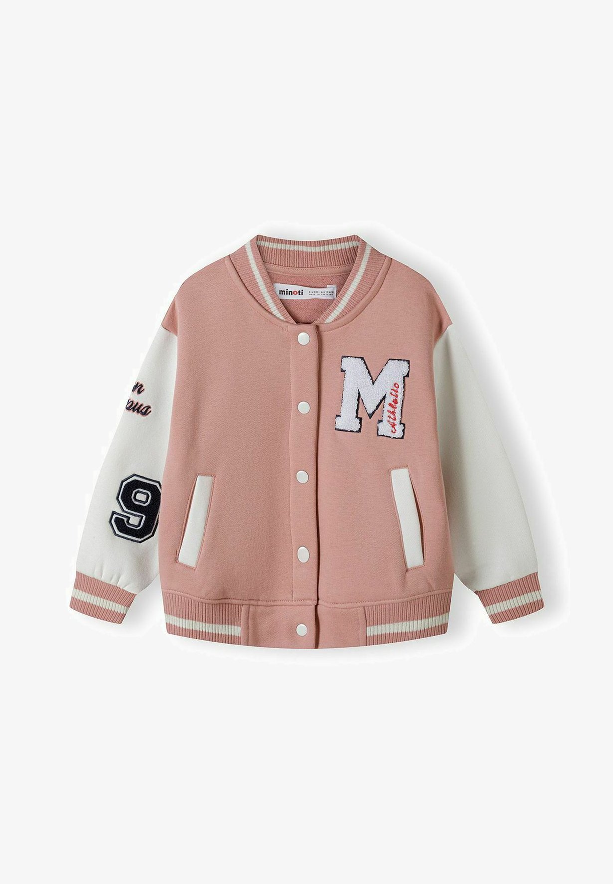 MINOTI BASEBALL VARSITY Fleece jacket pink Zalando
